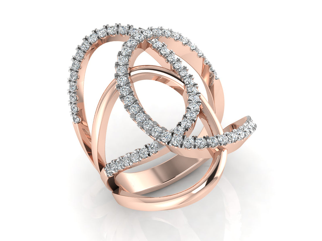 Dual Harmony Diamond Ring 5