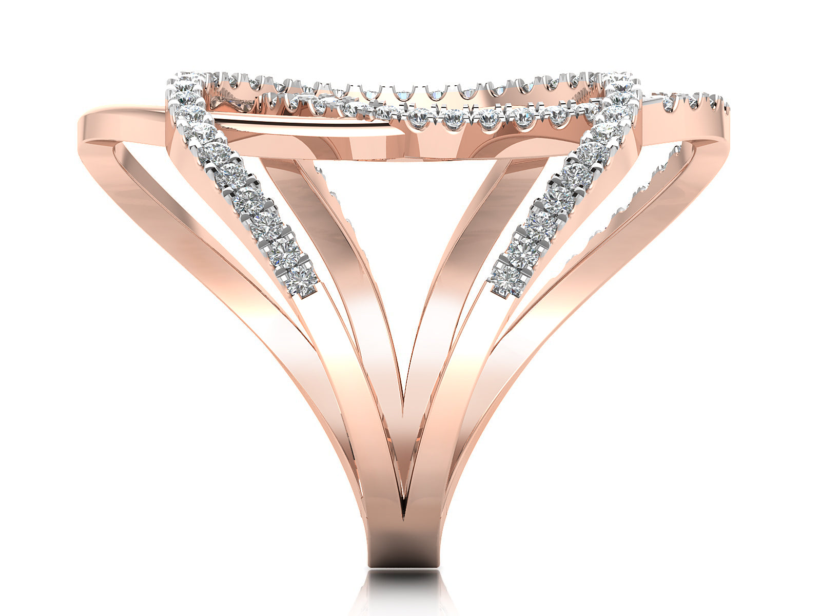 Dual Harmony Diamond Ring 7