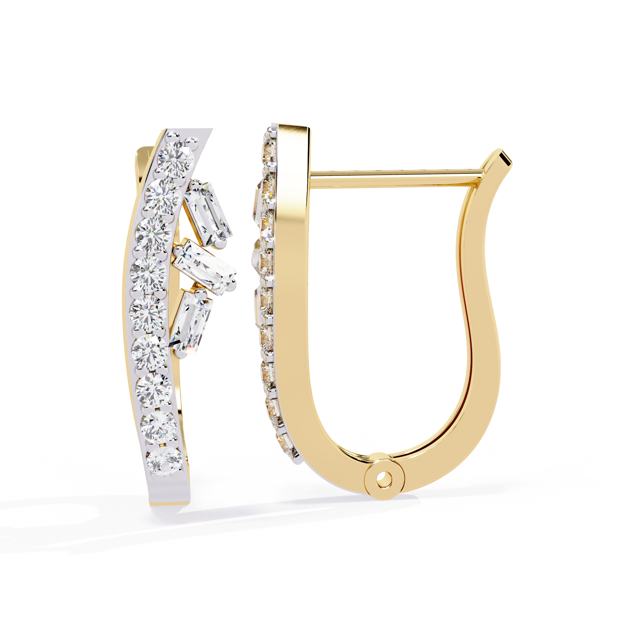 Pure Elegance Lab Grown Diamond Hoops
