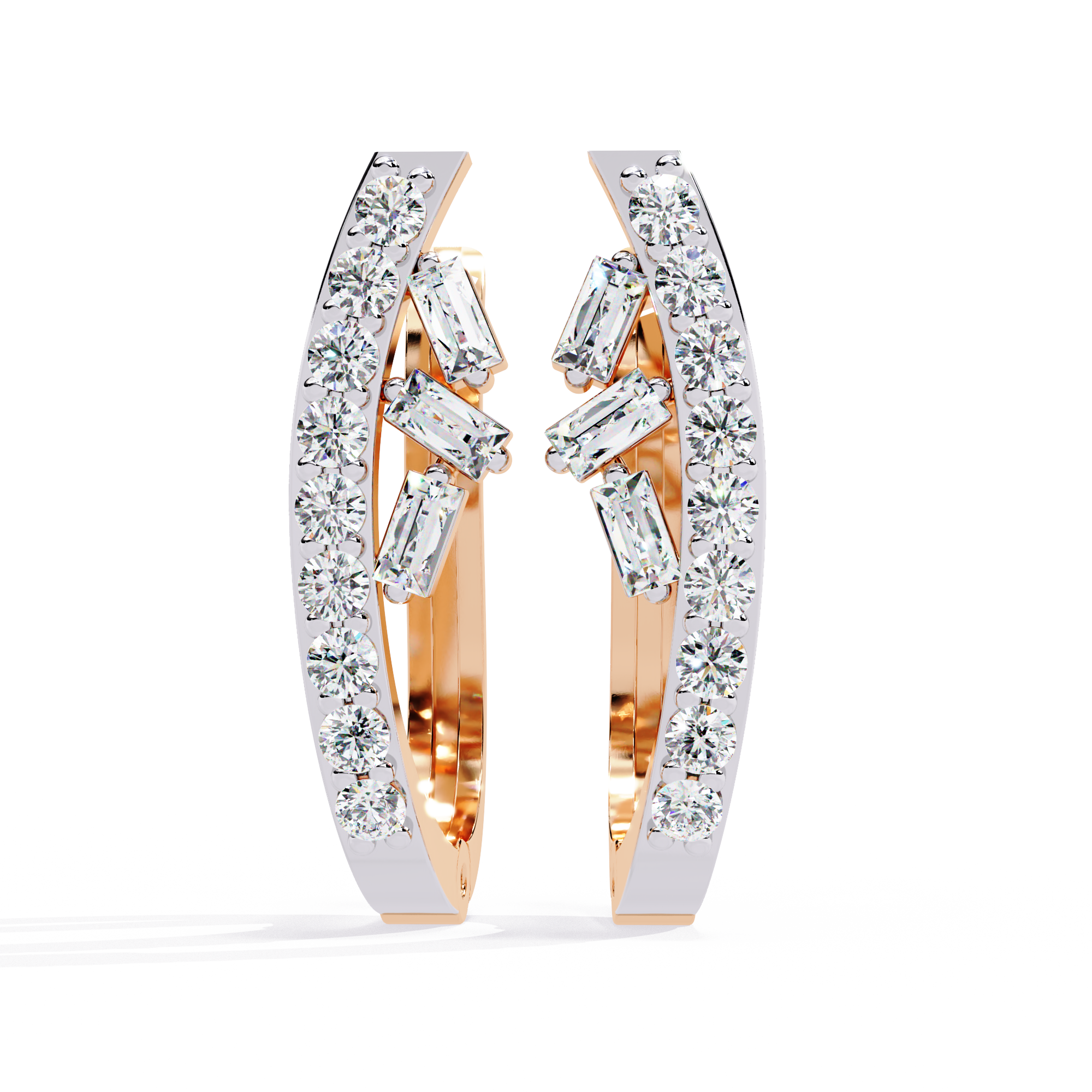 Pure Elegance Lab Grown Diamond Hoops