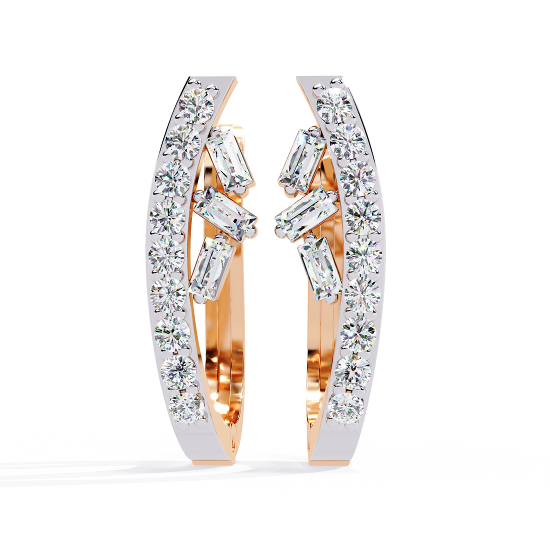 Pure Elegance Lab Grown Diamond Hoops