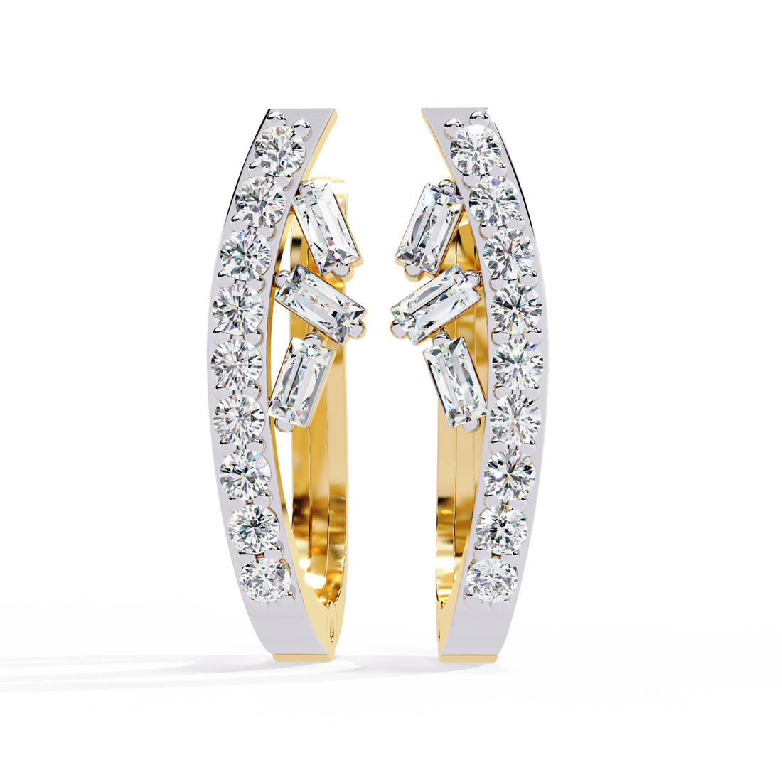 Pure Elegance Lab Grown Diamond Hoops