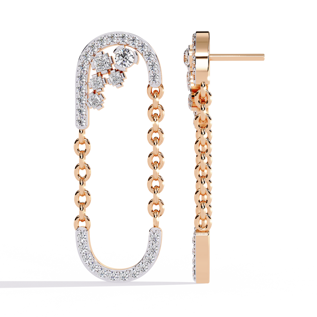 Minimal Wonder Lab Diamond Earrings