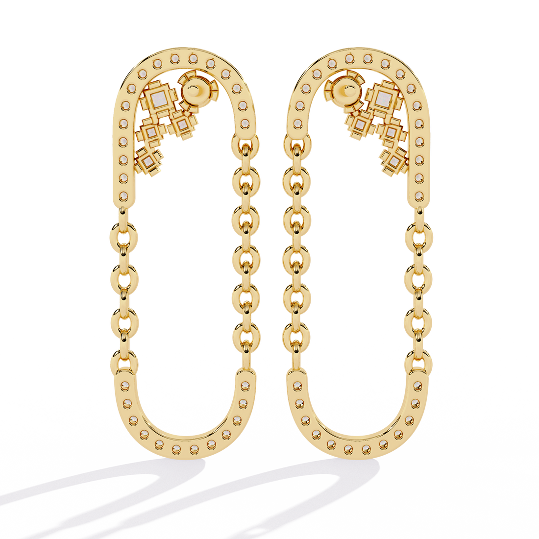 Minimal Wonder Lab Diamond Earrings