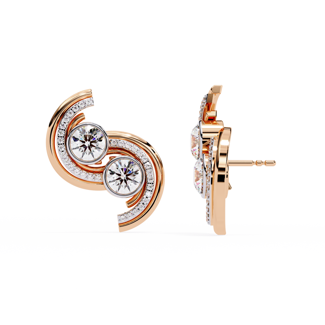 Modern Dainty Gold Earrings for Women