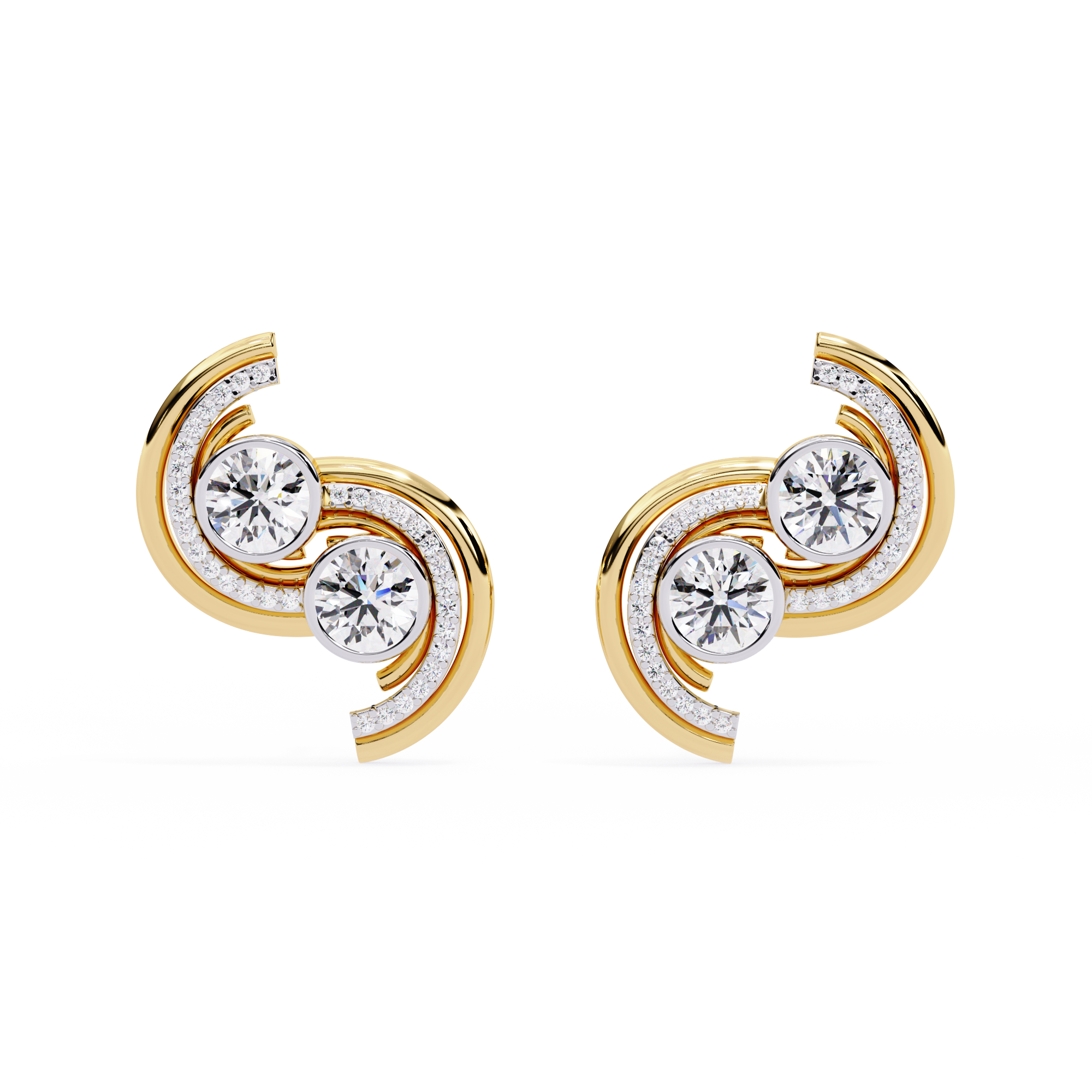 Modern Dainty Gold Earrings for Women
