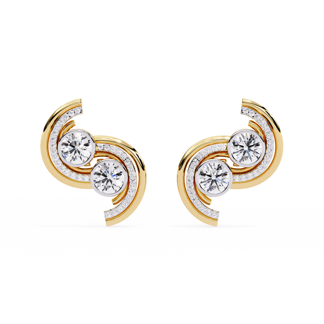 Modern Dainty Gold Earrings for Women
