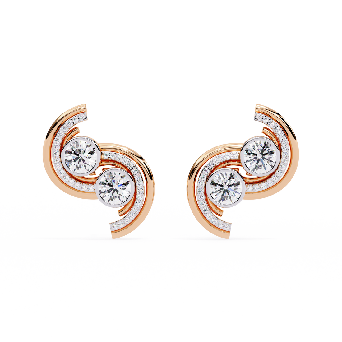 Modern Dainty Gold Earrings for Women