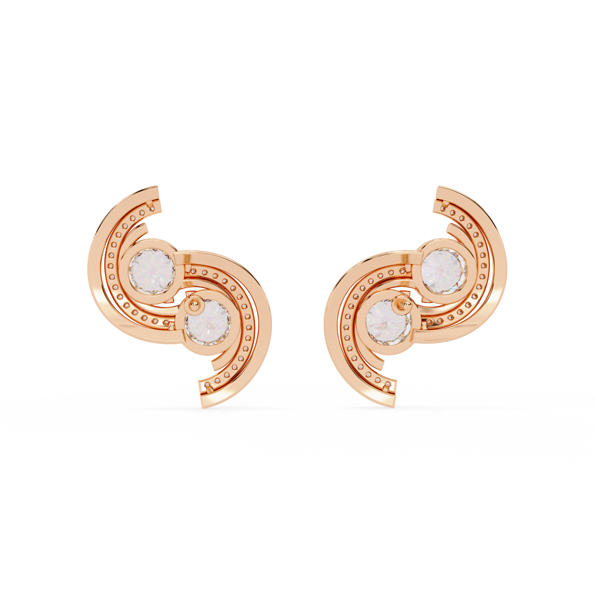Modern Dainty Gold Earrings for Women