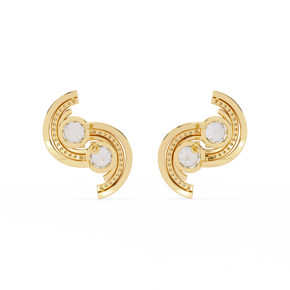Modern Dainty Gold Earrings for Women