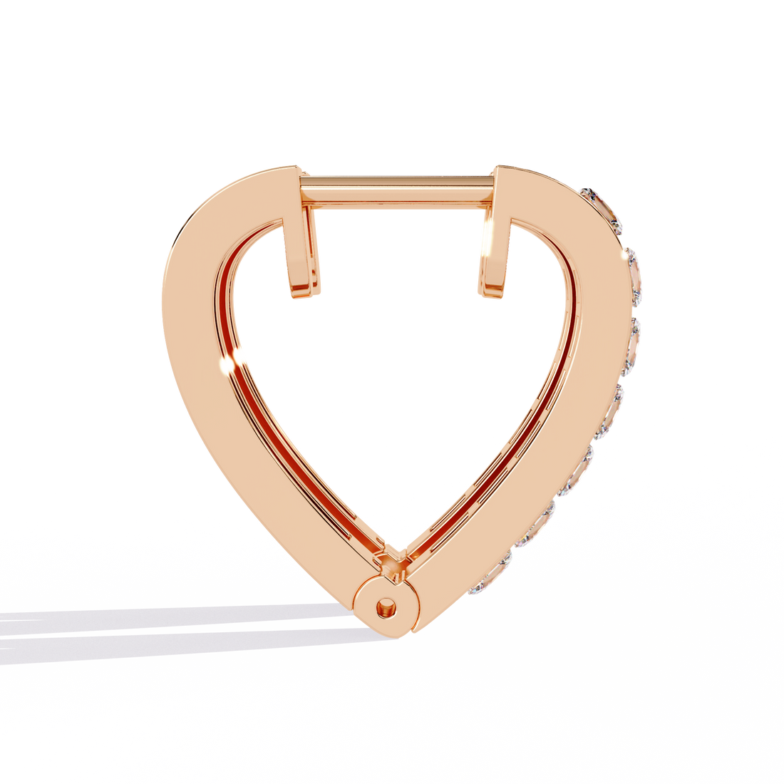 Princess Cut Lab Diamond Hoop Earrings