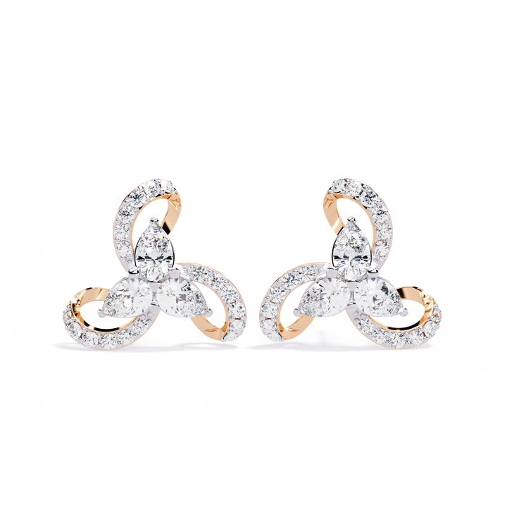 Lab Grown Diamond Double Hoop Earrings