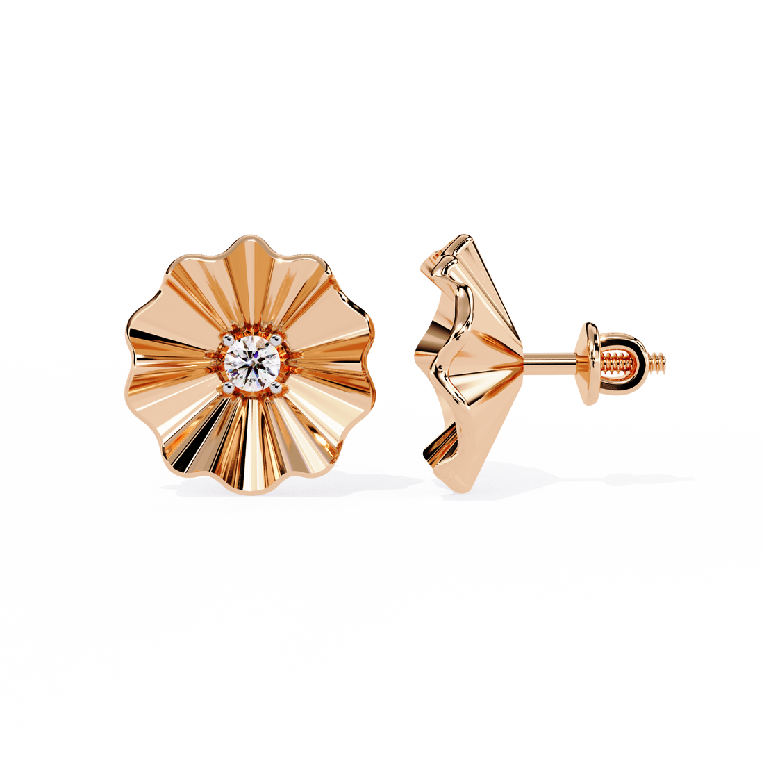 Blooming Lab Grown diamond studs
