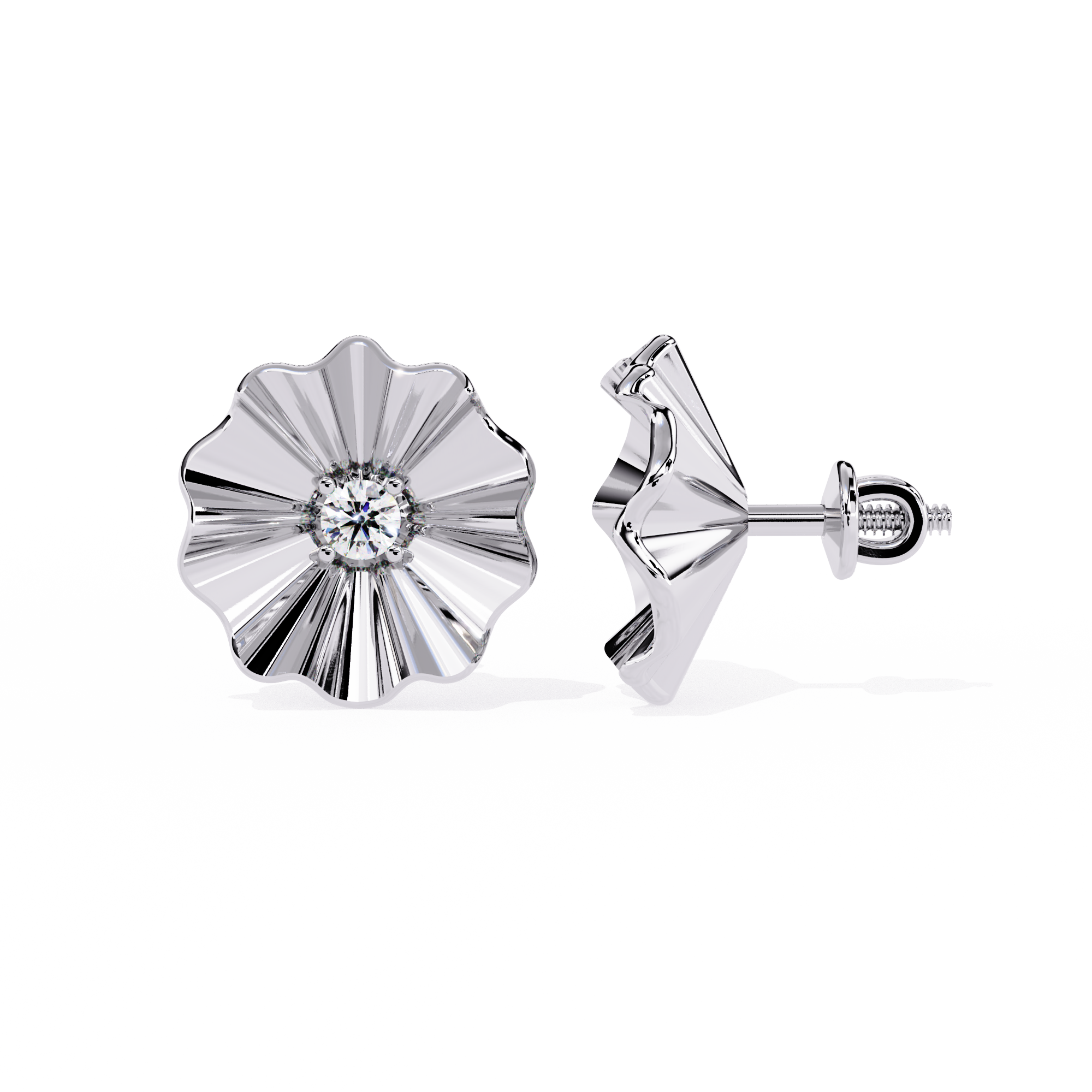 Blooming Lab Grown diamond studs