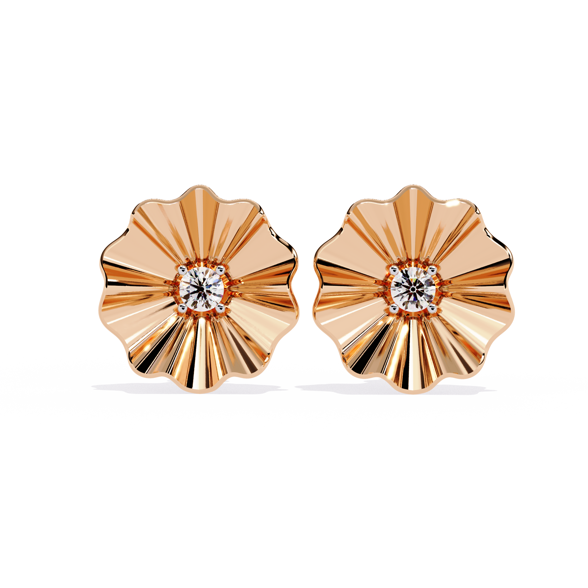 Blooming Lab Grown diamond studs