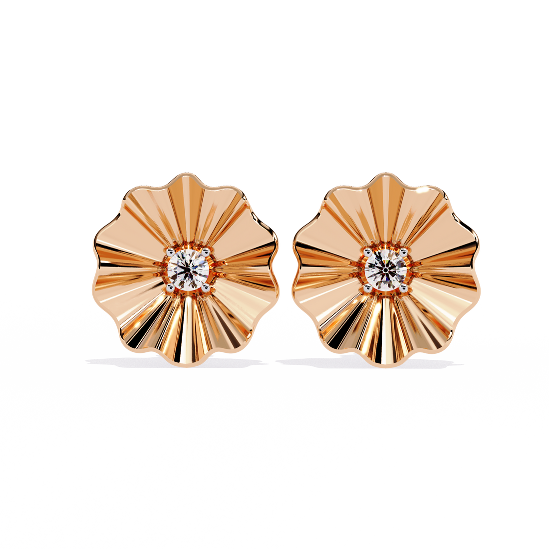 Blooming Lab Grown diamond studs