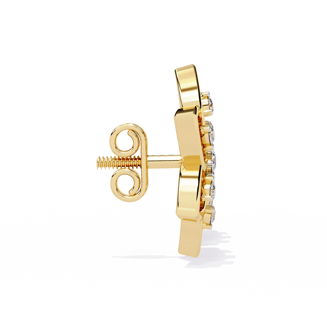 Enchanting Outline Lab Grown Diamond Stud