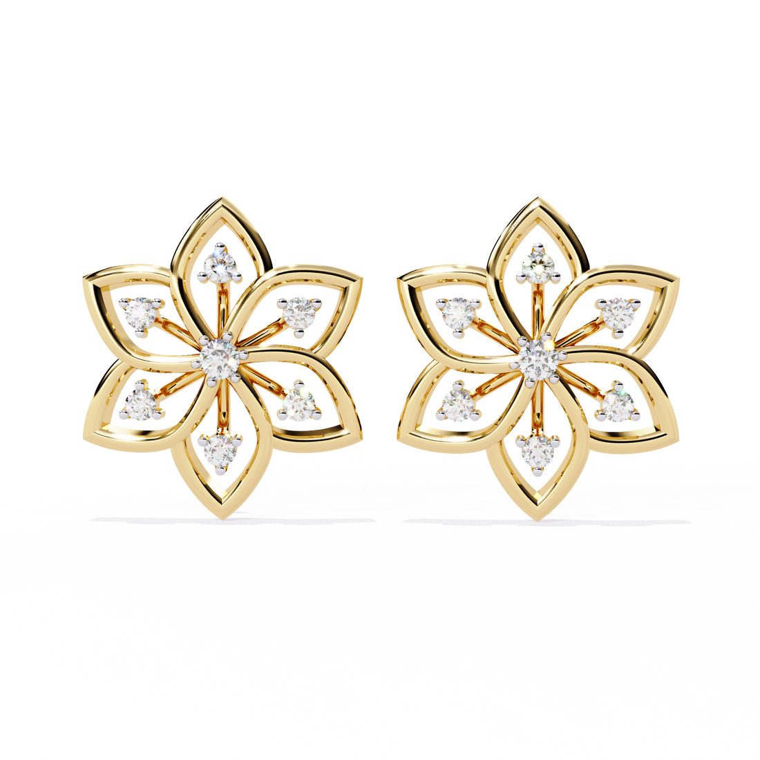 Enchanting Outline Lab Grown Diamond Stud