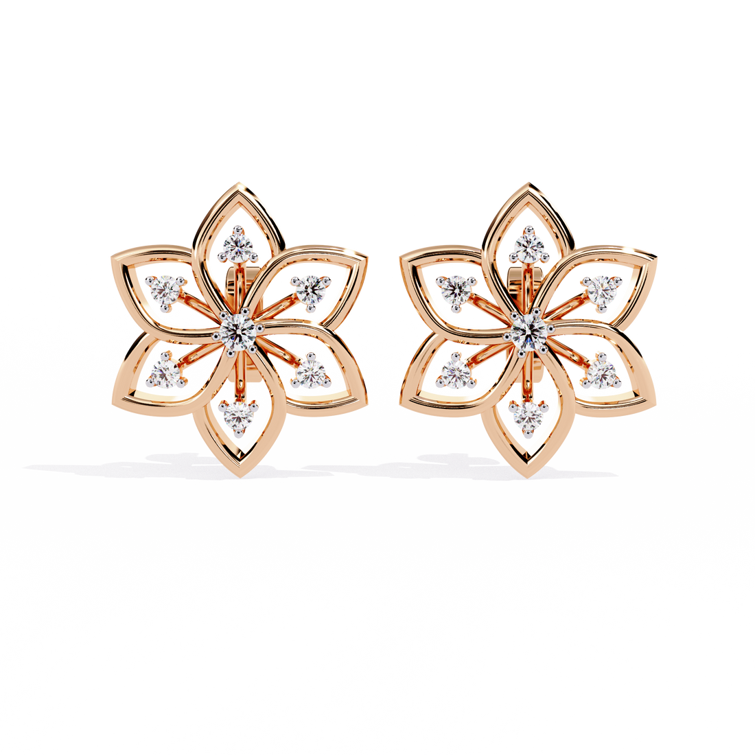 Enchanting Outline Lab Grown Diamond Stud