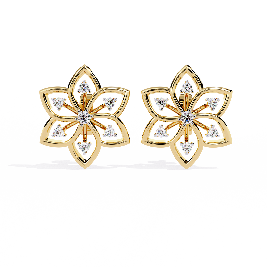 Enchanting Outline Lab Grown Diamond Stud