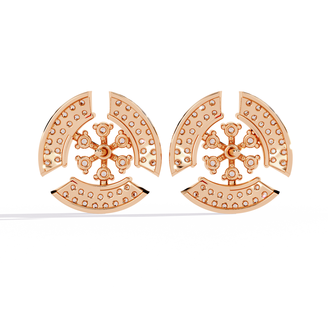 Charming Flower Lab Grown Diamond Studs