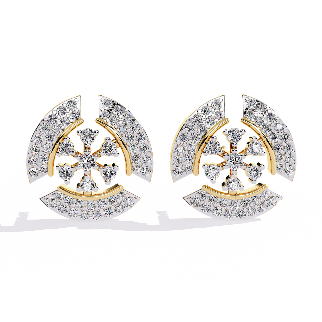 Charming Flower Lab Grown Diamond Studs