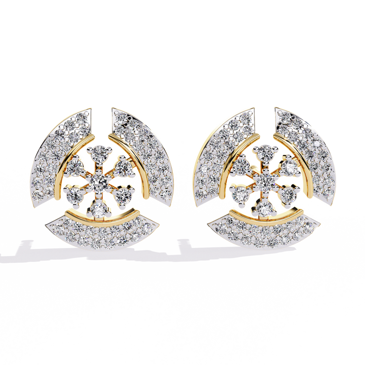 Charming Flower Lab Grown Diamond Studs