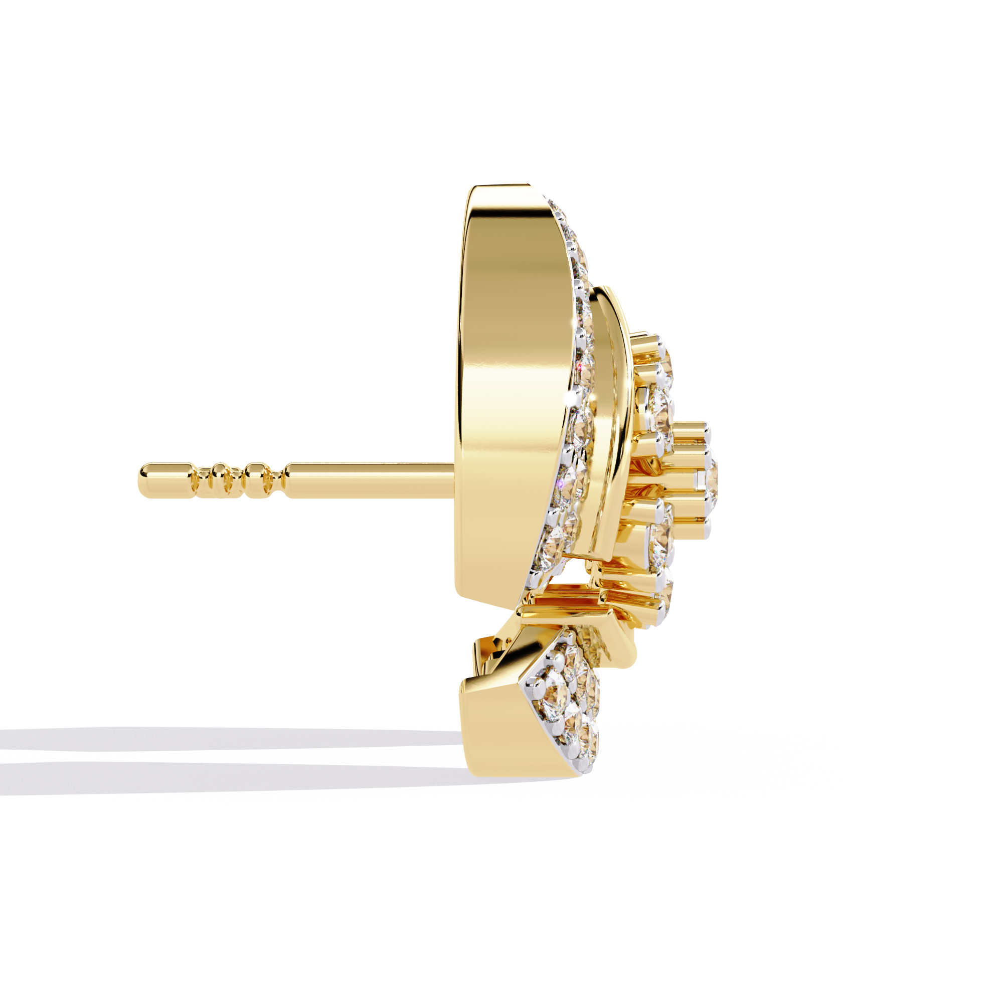 Charming Flower Lab Grown Diamond Studs