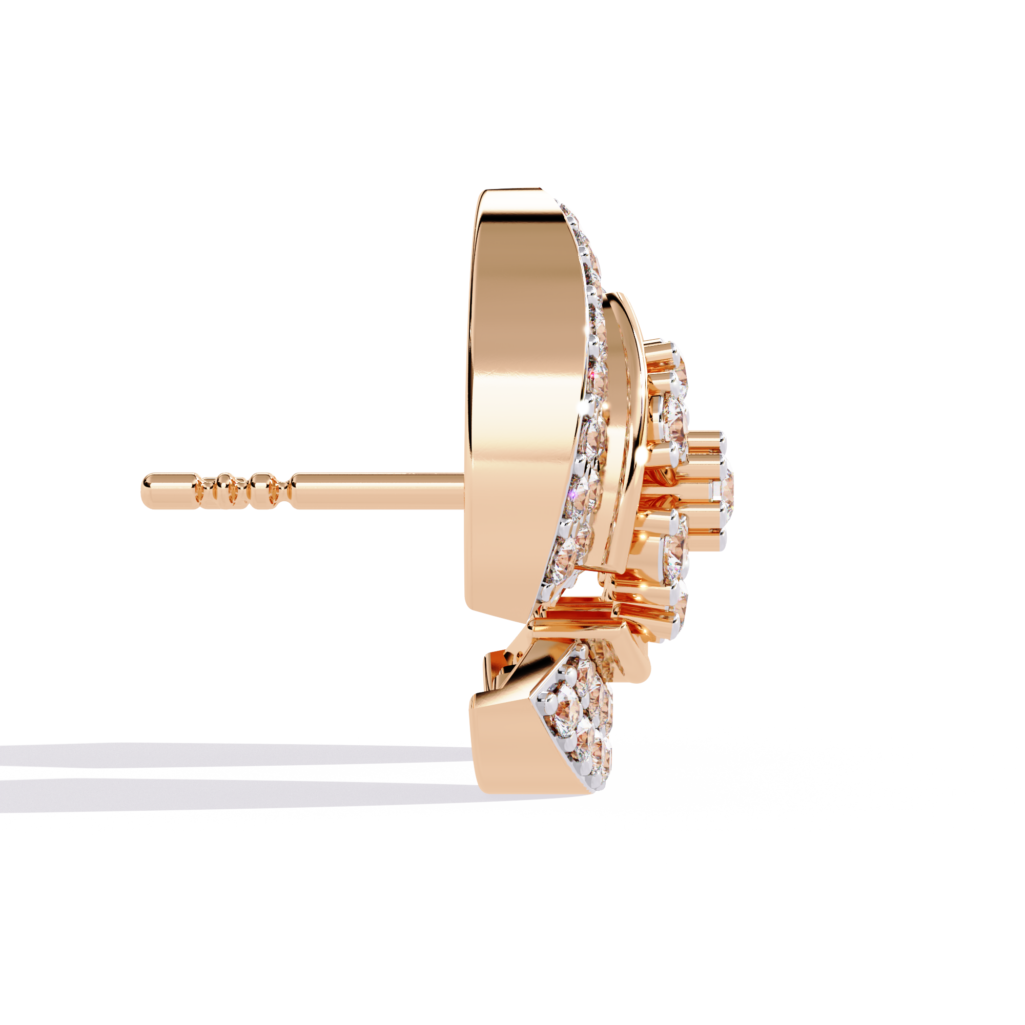 Charming Flower Lab Grown Diamond Studs