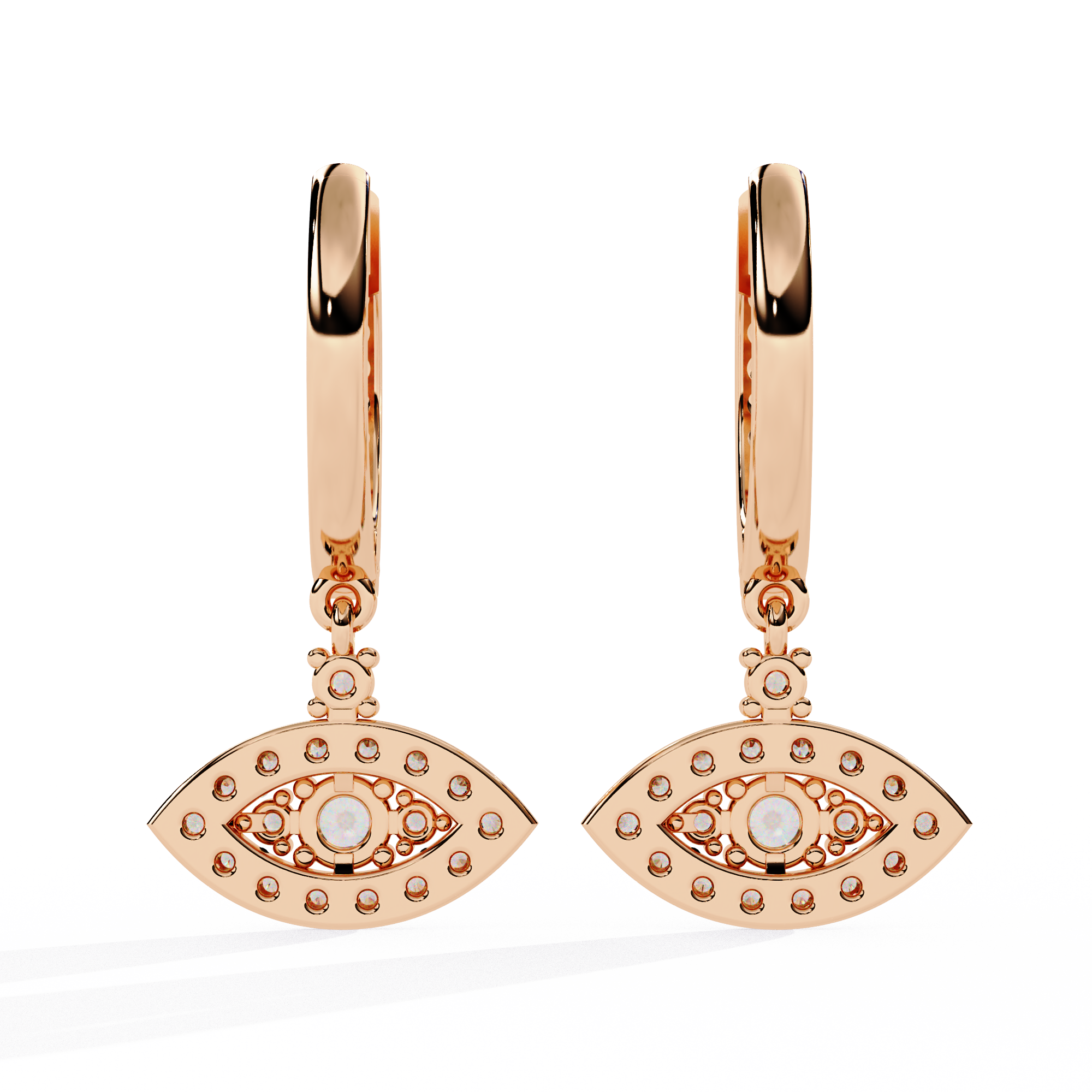 Enticing Crest Lab Grown Diamond Earrings