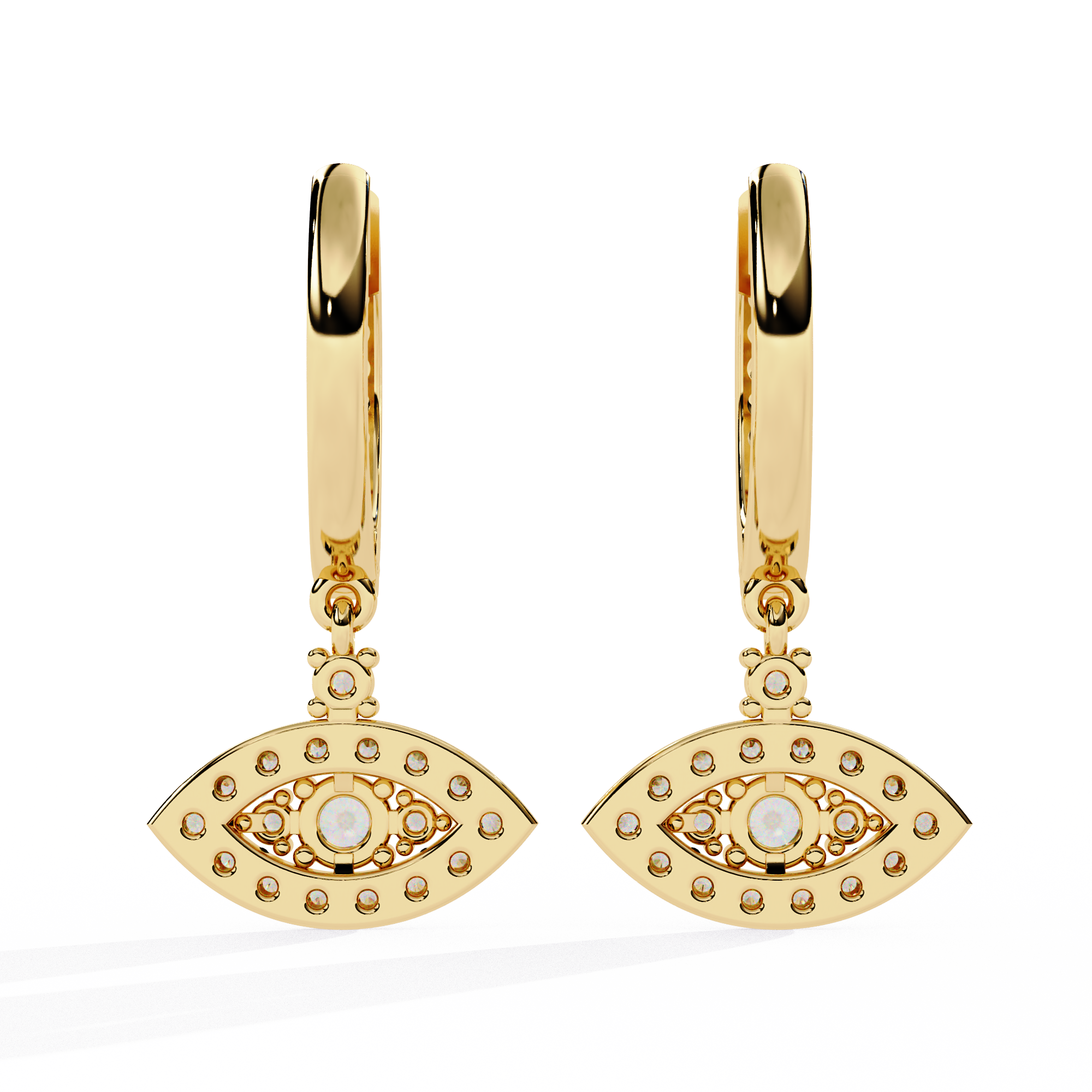 Enticing Crest Lab Grown Diamond Earrings
