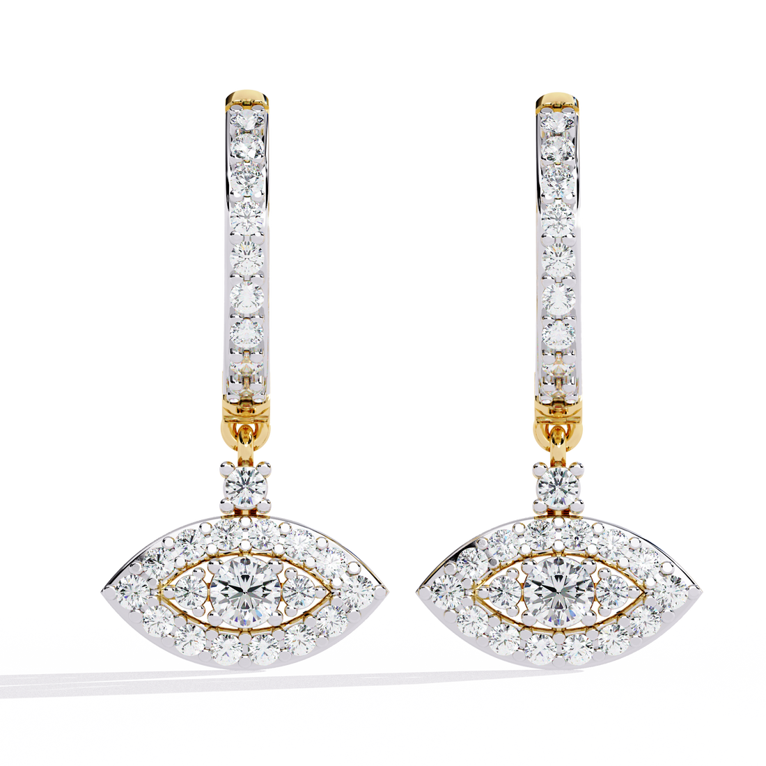Enticing Crest Lab Grown Diamond Earrings