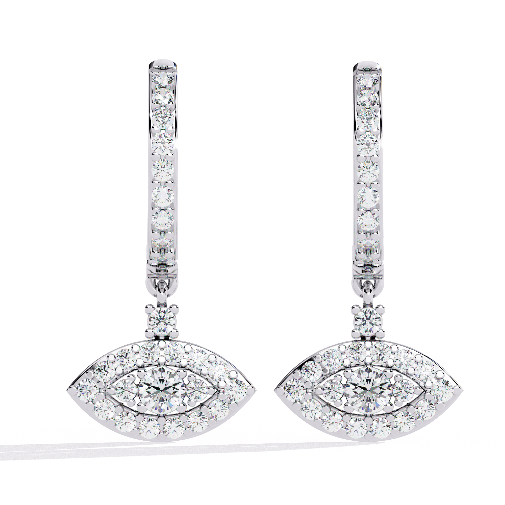 Enticing Crest Lab Grown Diamond Earrings