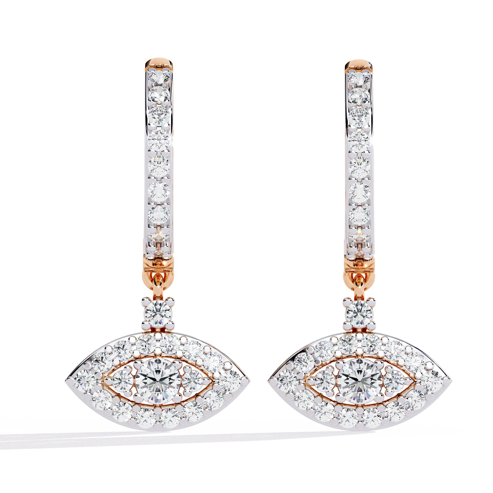 Enticing Crest Lab Grown Diamond Earrings