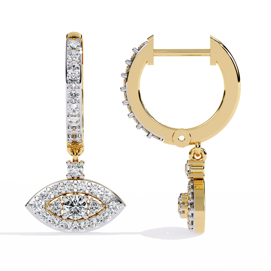 Enticing Crest Lab Grown Diamond Earrings
