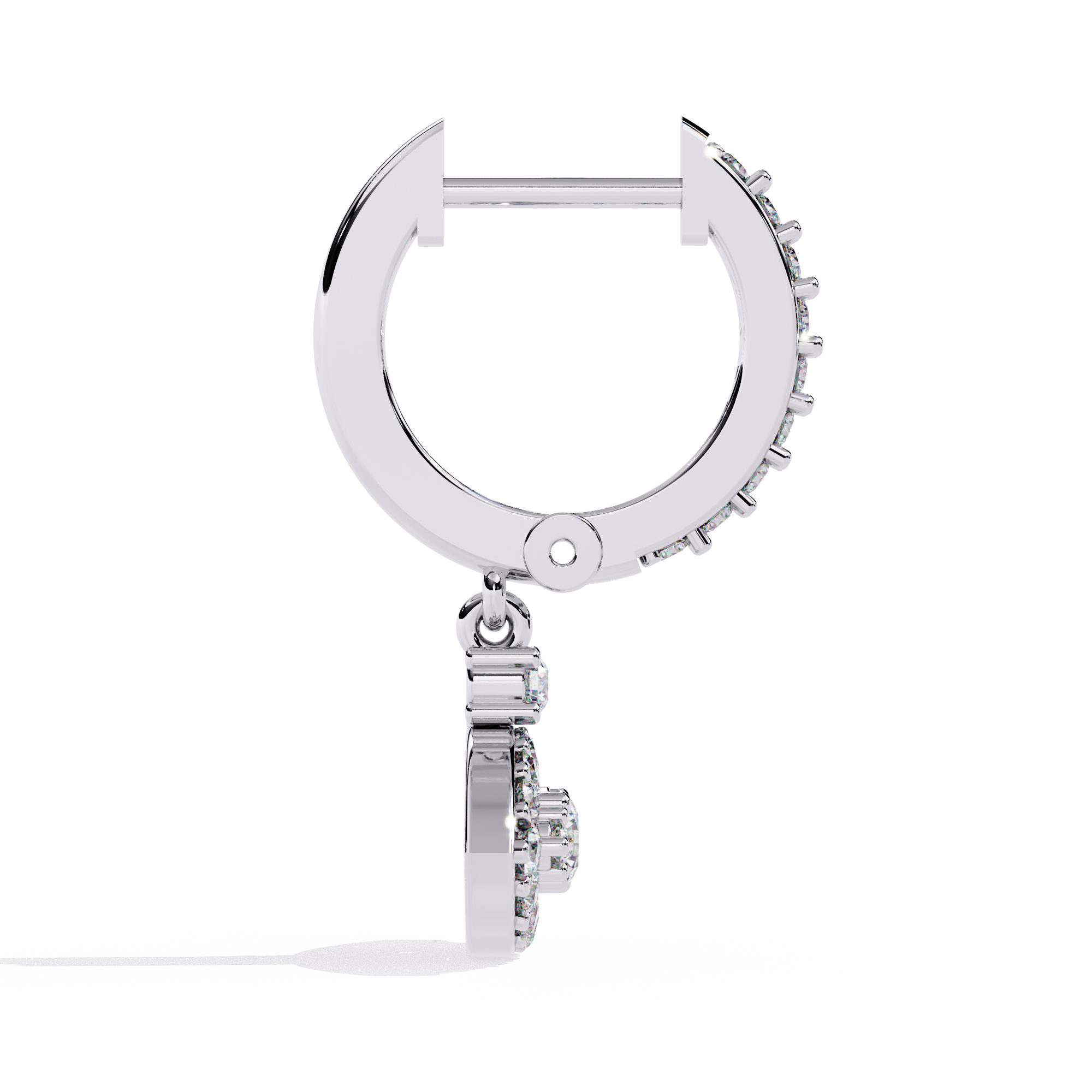 Enticing Crest Lab Grown Diamond Earrings