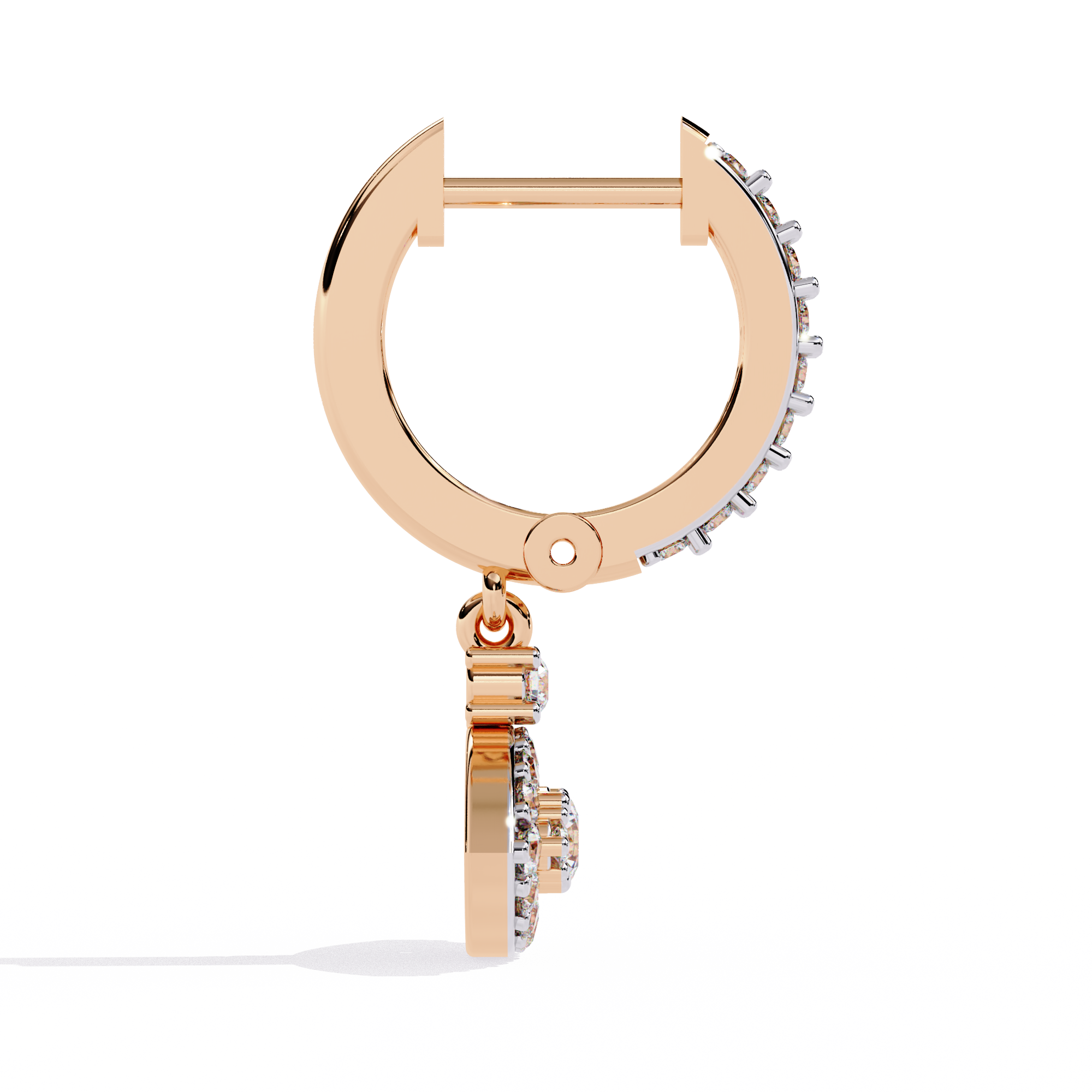 Enticing Crest Lab Grown Diamond Earrings