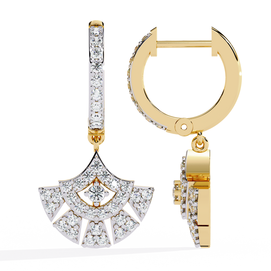 Adorned Diamond Earrings
