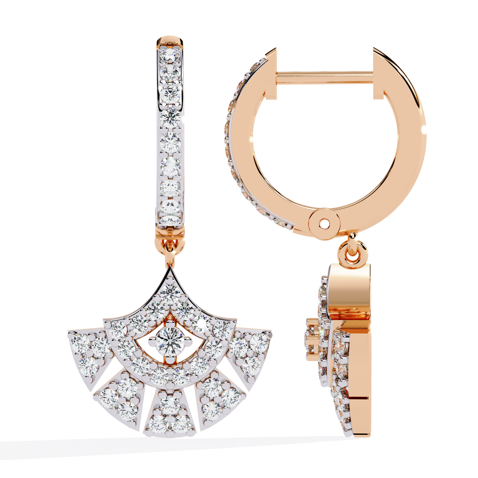 Adorned Diamond Earrings