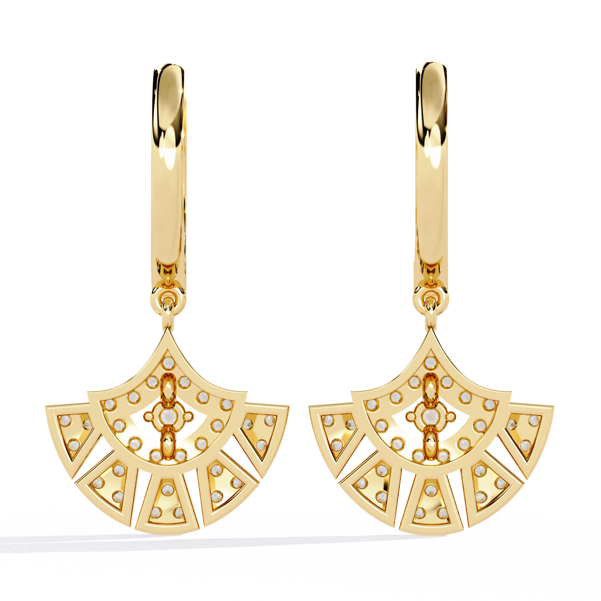 Adorned Diamond Earrings