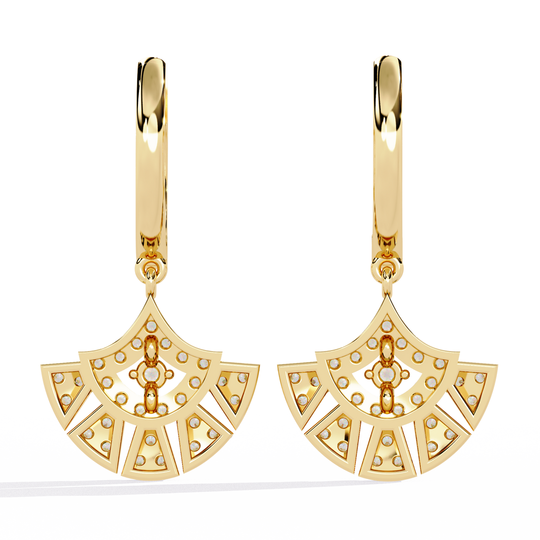 Adorned Diamond Earrings