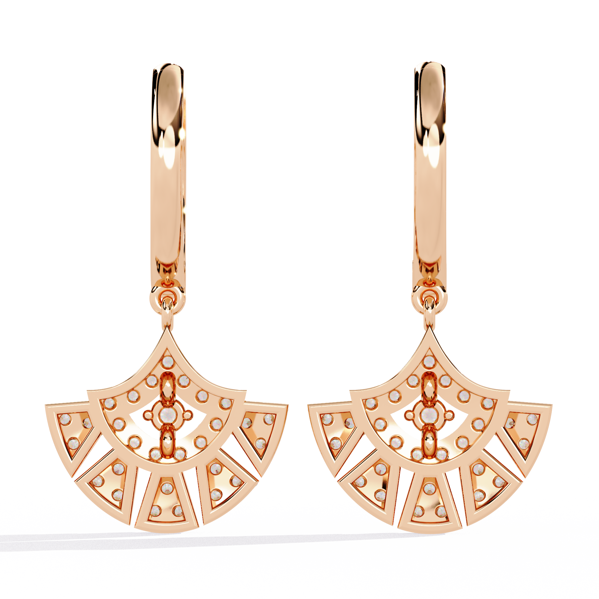 Adorned Diamond Earrings