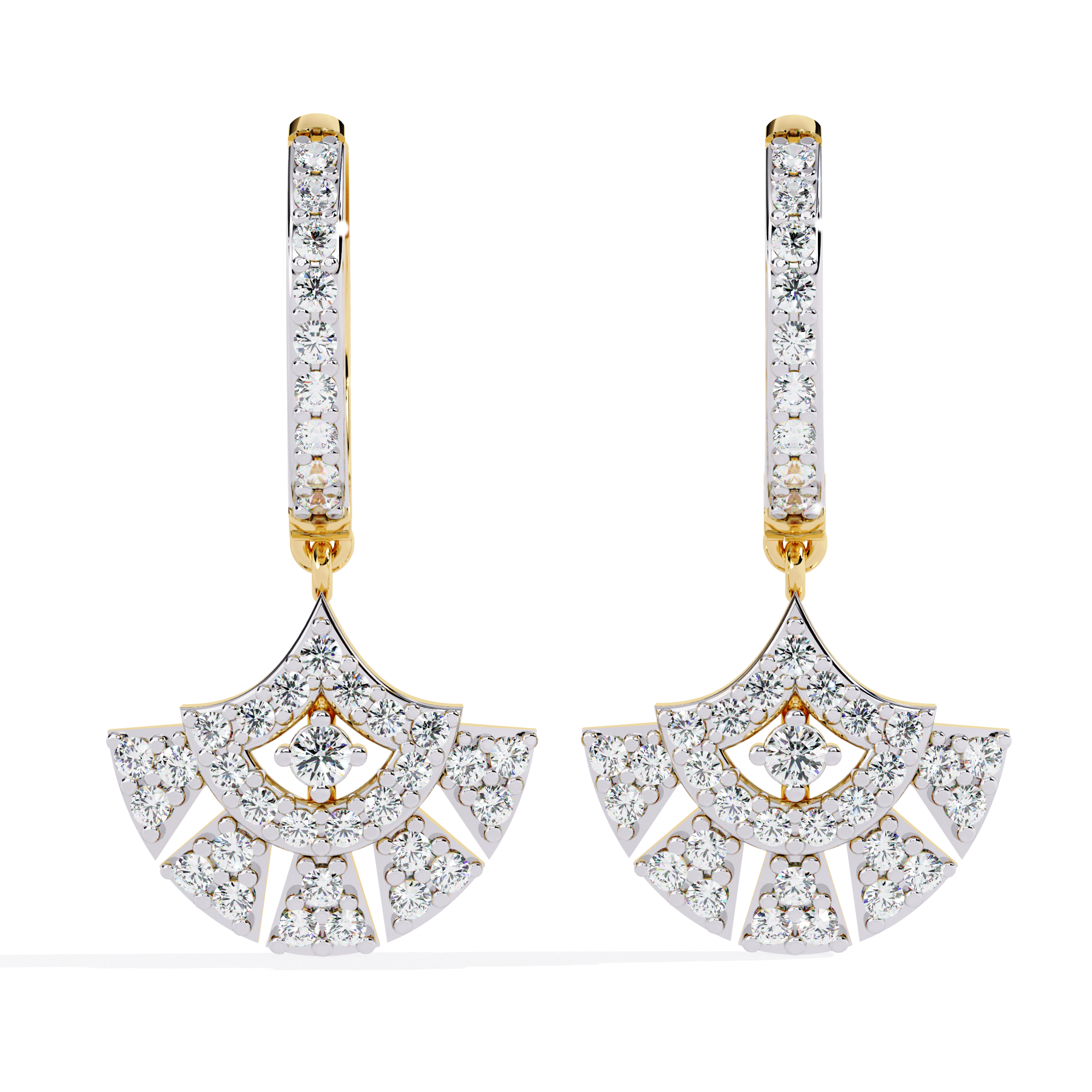 Adorned Diamond Earrings