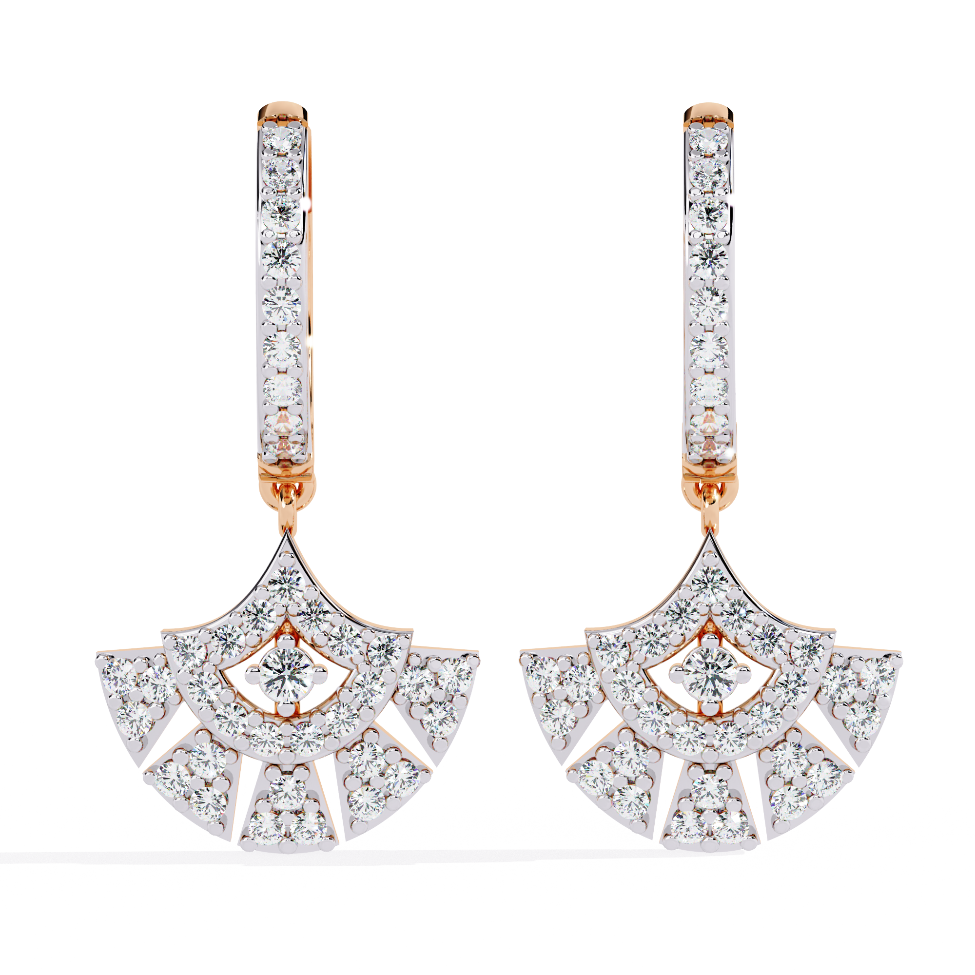 Adorned Diamond Earrings