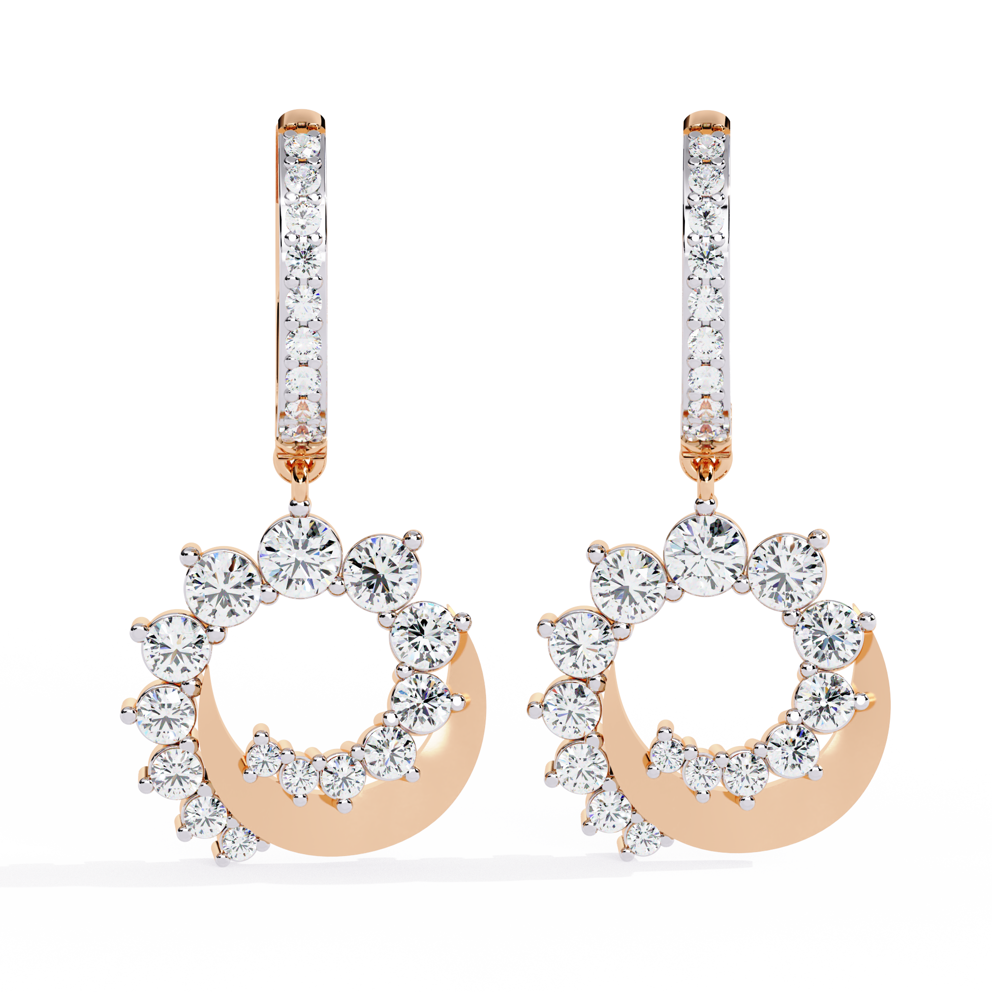 Ornamental Beauty Lab Grown Diamond Earrings