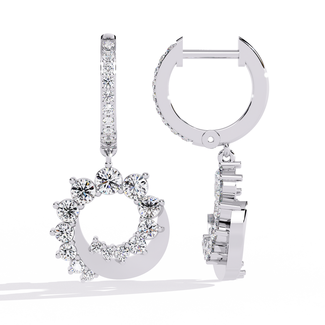 Ornamental Beauty Lab Grown Diamond Earrings