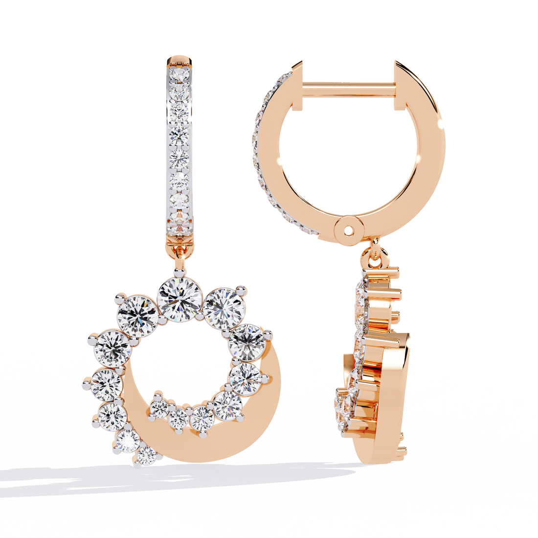 Ornamental Beauty Lab Grown Diamond Earrings