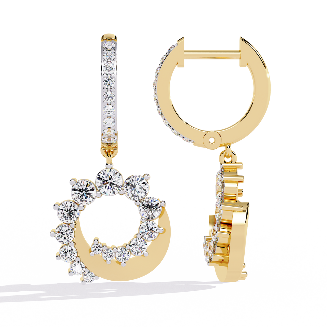 Ornamental Beauty Lab Grown Diamond Earrings