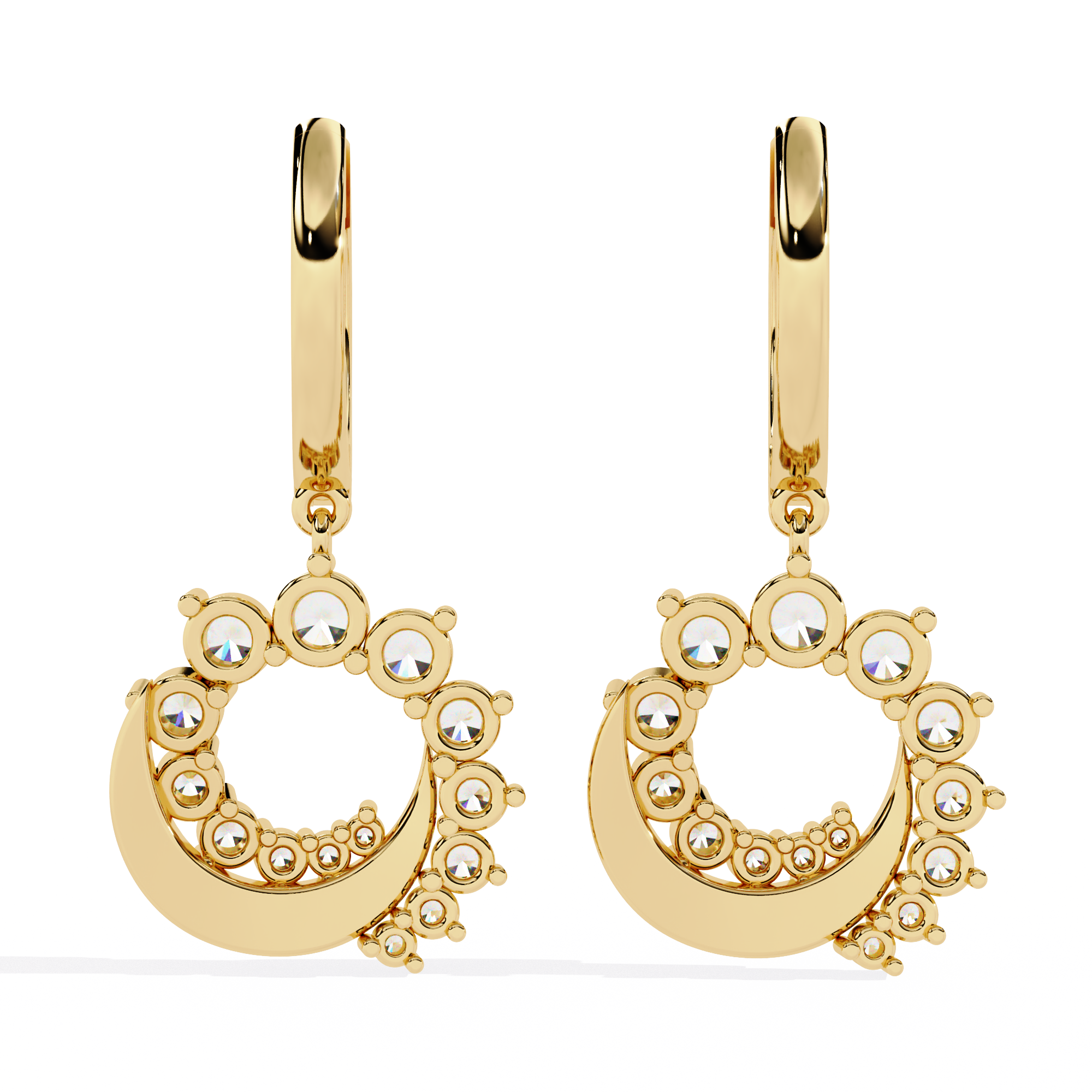 Ornamental Beauty Lab Grown Diamond Earrings