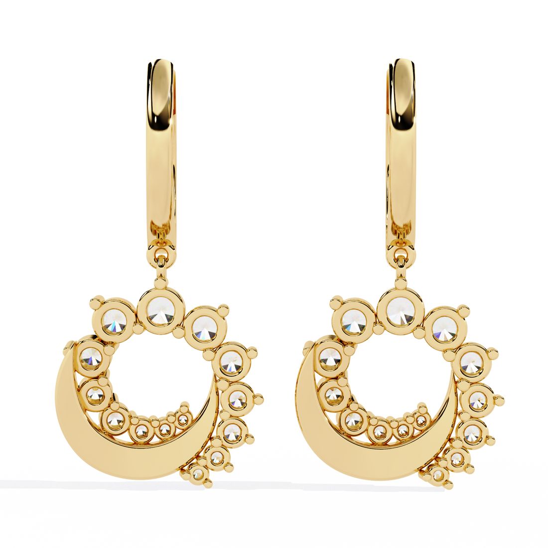 Ornamental Beauty Lab Grown Diamond Earrings